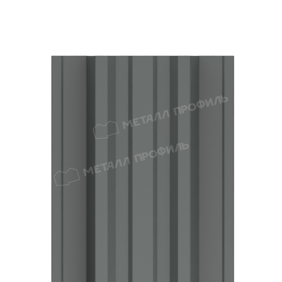 Штакетник металлический МЕТАЛЛ ПРОФИЛЬ TRAPEZE-T 16,5х118 (ПЭ-01-7005-0.45)
