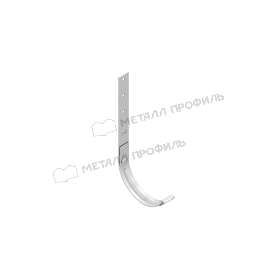 Держатель желоба МЕТАЛЛ ПРОФИЛЬ GS lite D125х280 Ral 9003