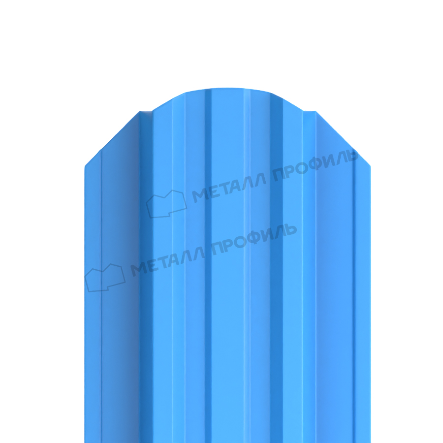 Штакетник металлический МЕТАЛЛ ПРОФИЛЬ TRAPEZE-O 16,5х118 NormanMP (ПЭ-01-5015-0.5)