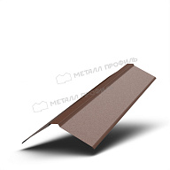 Планка конька плоского 120х120х2000 (VALORI-20-Brown-0.5)