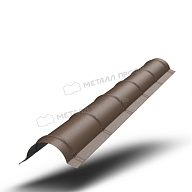 Планка конька круглого R80х2000 (VALORI-20-OxiBеige-0.5)