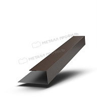 Планка J-профиль 24х18х2000 (VALORI-20-DarkBrown-0.5)